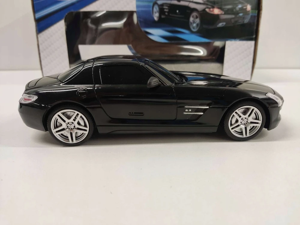 Tamiya Carson 1:24 M.-Benz SLS AMG 2,4G 100% RTR juodas