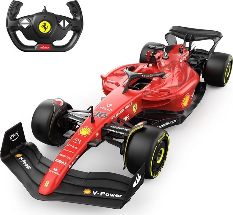 RASTAR R/C 1:12 Ferrari F1 75 remote control car (red)