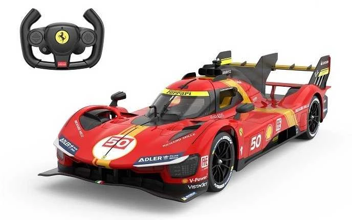 Nuotoliniu būdu valdomas automobilis Ferrari 499P R/C, mastelis 1:14, Rastar 10110
