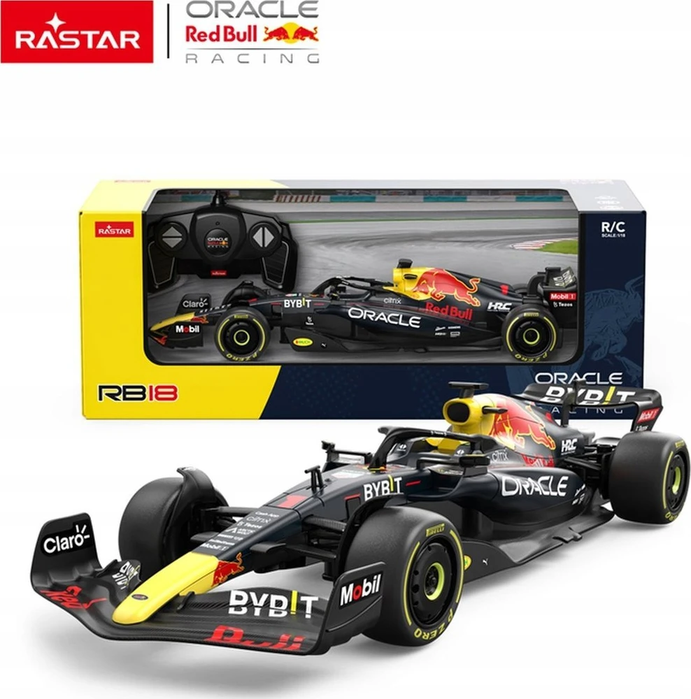 RASTAR automodelis valdomas R/C1:18 Oracle Raudona Bull Racing RB18, 94800