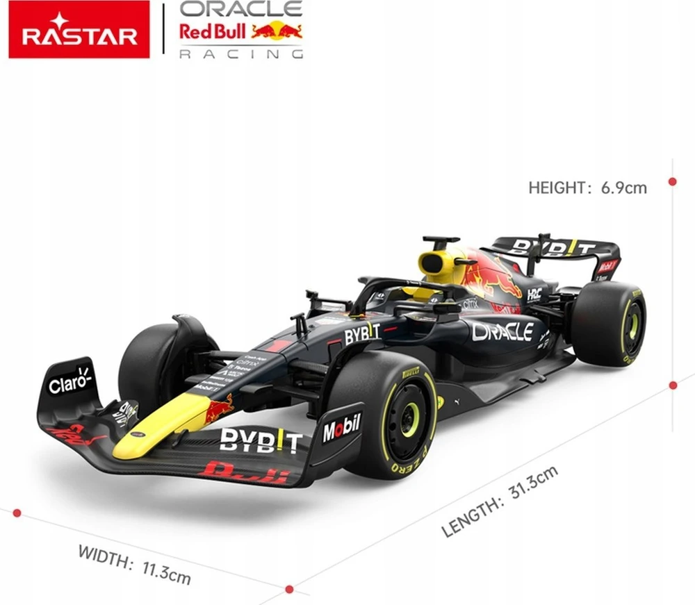 RASTAR automodelis valdomas R/C1:18 Oracle Raudona Bull Racing RB18, 94800