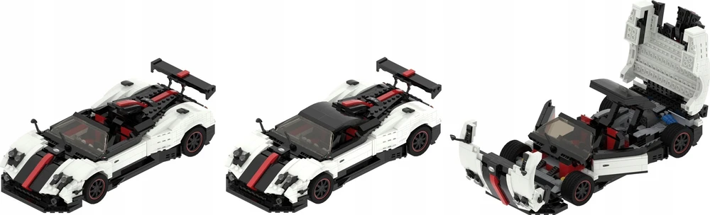 RASTAR 1:16 mastelio surenkamas automodelis Pagani Zonda Cinque Bricks, 98200