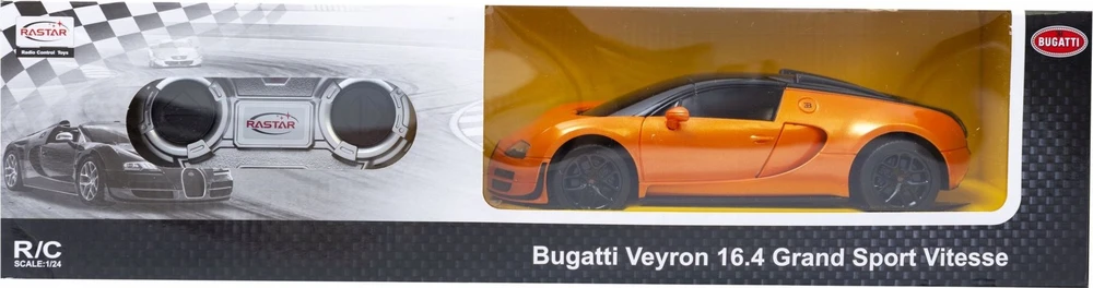 Žaislinis automobilis RASTAR 1:24 RC Bugatti Grand Sport Vitesse (WRC), 47000