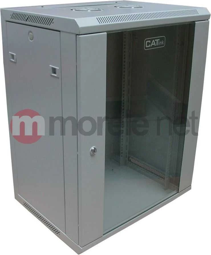 Assmann Electronic DIGITUS DN-W19 12U/450 Sieninė spintelė 12U 600x450mm pilkas RAL 7035