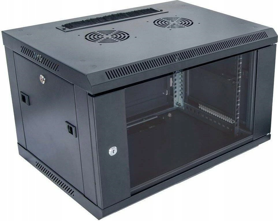 Securitynet TKH spintelė Pakabinama spintelė RACK 19 colių 6U 600x450x370 CCSW-0604-06U