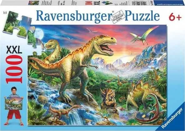 Ravensburger Dėlionė 100 vnt. - Dinozaurų Epoka
