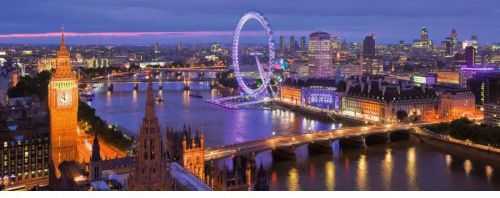 Ravensburger "Panorama" Dėlionė 1000 vnt. - Naktinis Londonas