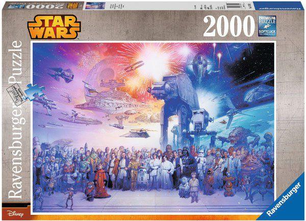 Ravensburger Dėlionė 2000 vnt. - Žvaigždžių karai, Visata aprašymas - Prekės nuotrauka