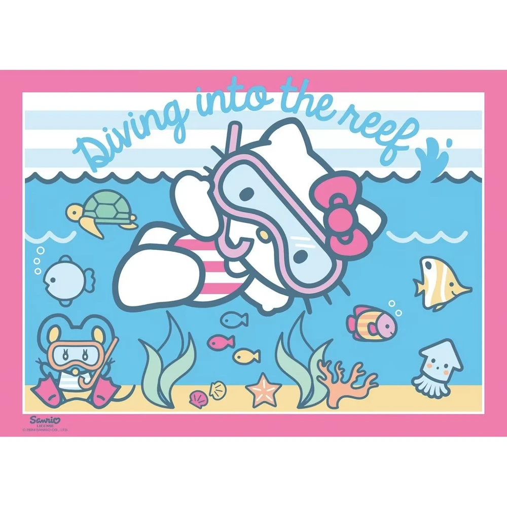 Ravensburger Dėlionė 4x100 vnt. - Hello Kitty