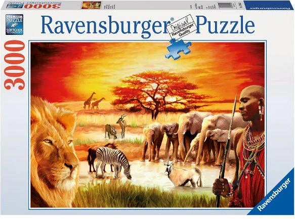 Ravensburger Dėlionė 3000 vnt. - Afrika aprašymas - Prekės nuotrauka