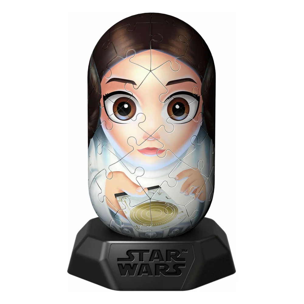 Ravensburger 3D Dėlionė 54 vnt. - Hylkies: Star Wars: Princesė Leia aprašymas - Prekės nuotrauka