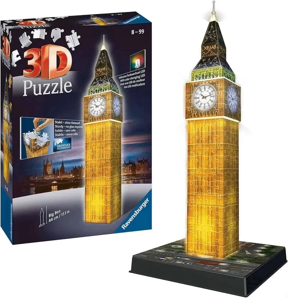 Ravensburger Puzzle 3D dėlionė „Big Benas“ Londone