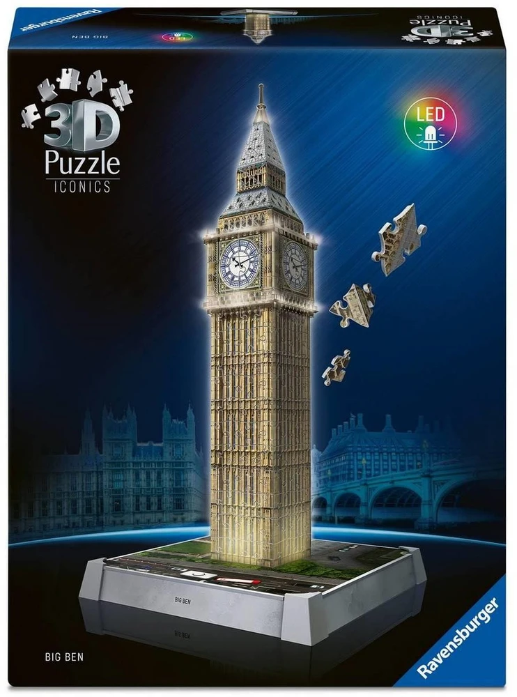 Ravensburger Puzzle 3D dėlionė „Big Benas“ Londone