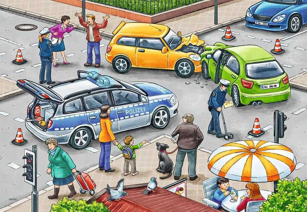 Dėlionė Ravensburger gelbėjimo aplankai veiksme - 2x12 detalių