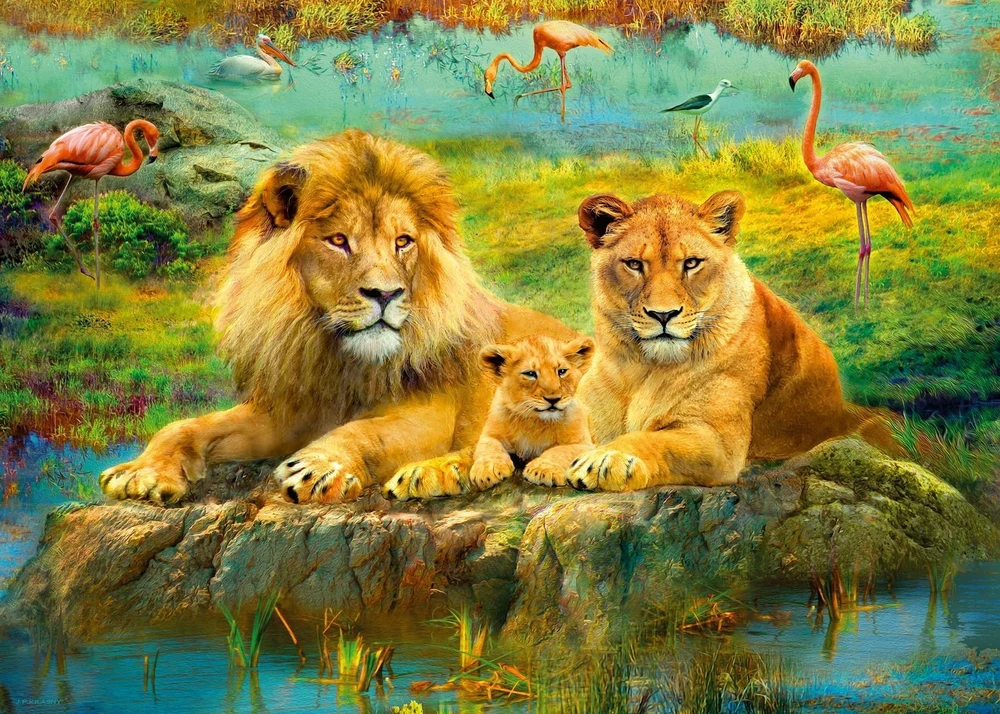 Ravensburger Dėlionė 200 vnt. - Katė