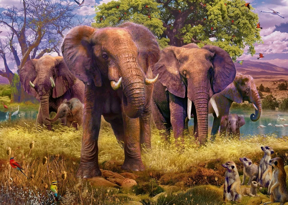 Ravensburger Dėlionė 200 vnt. - Katė