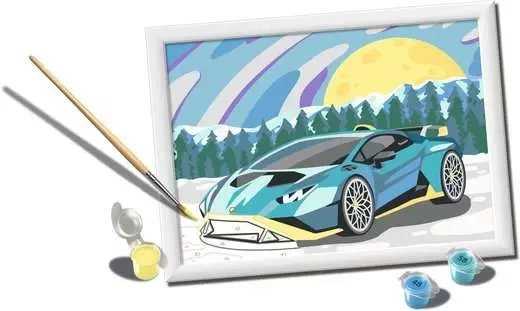 Dėlionė Ravensburger CreArt Mėlyna Lamborghini