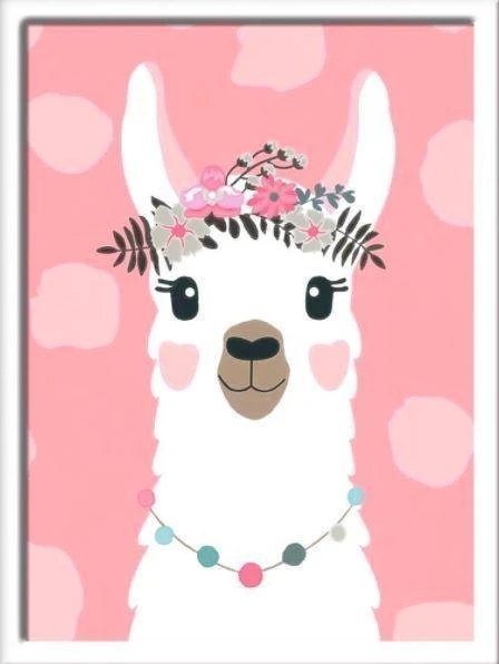 Ravensburger Rankdarbių rinkinys vaikams lama piešimui nuo 7 metų