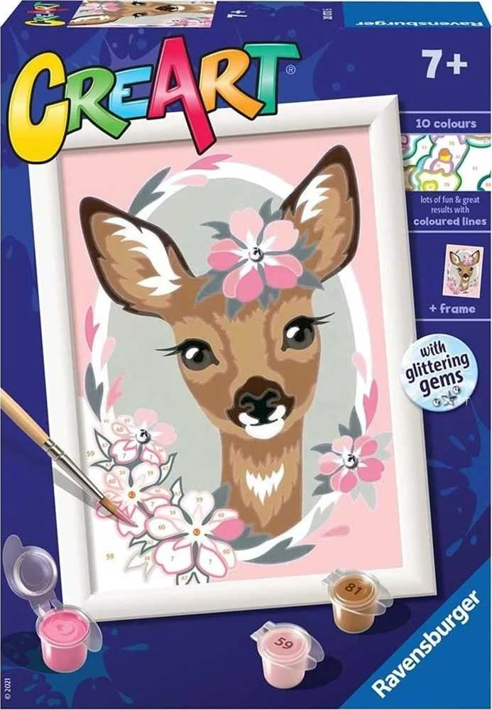 Ravensburger „CreArt“ vaikams: Gražūs elniai