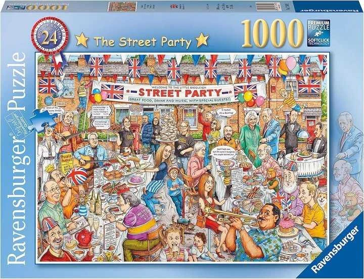 Ravensburger Dėlionė 1000 vnt. - Gatvės vakarėlis