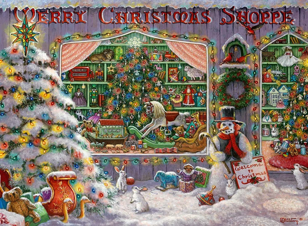 Ravensburger Dėlionė 500 vnt. - Kalėdinė parduotuvė aprašymas - Prekės nuotrauka
