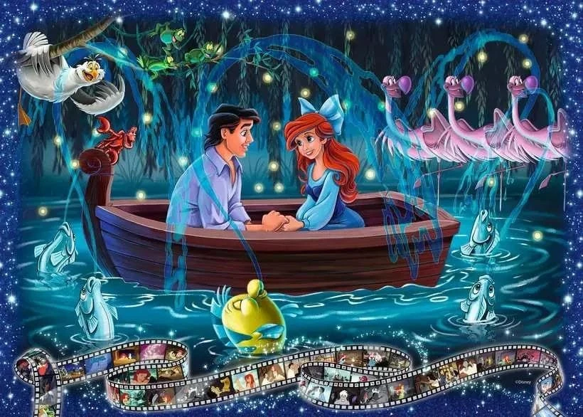 Ravensburger Dėlionė 1000 vnt. - Disney Classics: Undinėlė aprašymas - Prekės nuotrauka