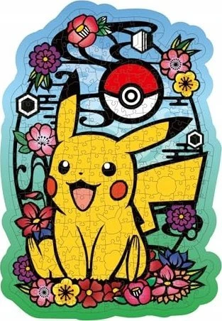 Ravensburger medinė dėlionė 300 vnt. - Pikachu