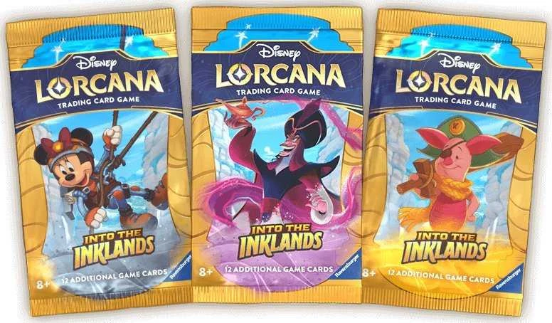 Ravensburger Disney Lorcana - Into The Inklands papildymo ekranai (24 vnt.)