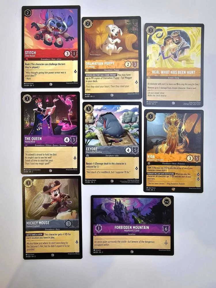Ravensburger Disney Lorcana - Into The Inklands papildymo ekranai (24 vnt.)