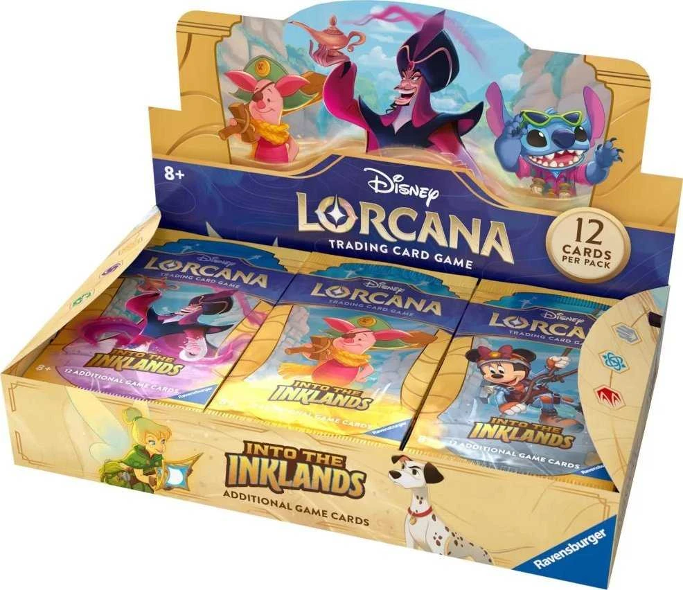 Ravensburger Disney Lorcana - Into The Inklands papildymo ekranai (24 vnt.)