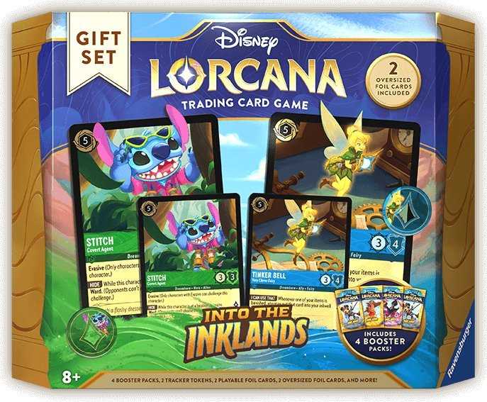 Ravensburger Disney Lorcana Into the Inklands kortų žaidimas Gift Set
