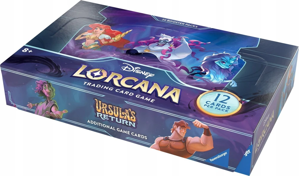 Ravensburger Stalo žaidimo Disney Lorcana papildymo dėžutė 24 vnt