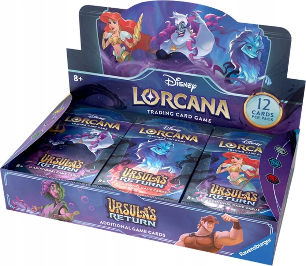 Ravensburger Stalo žaidimo Disney Lorcana papildymo dėžutė 24 vnt