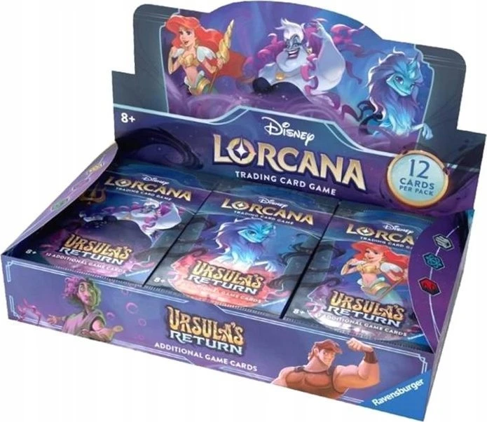 Ravensburger Stalo žaidimo Disney Lorcana papildymo dėžutė 24 vnt