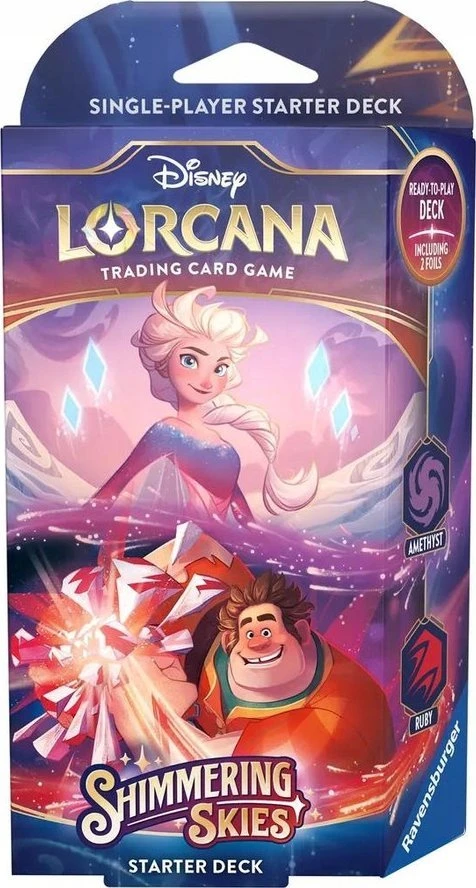 Ravensburger Stalo žaidimas Disney Lorcana pradinis kaladėlių rinkinys 8 vnt