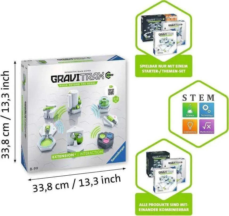 Ravensburger Mokslinių tyrimų žaidimas Gravitrax Power priedų rinkinys