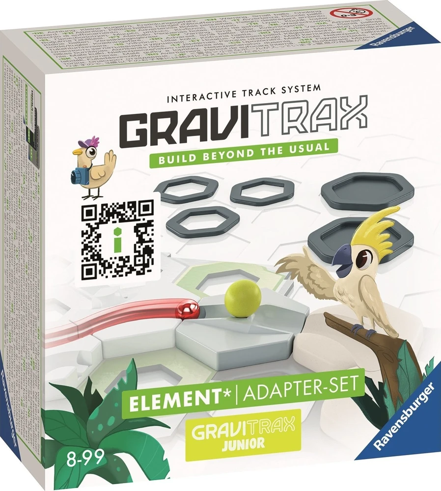 Ravensburger GraviTrax Junior adapterių rinkinys, 17 det., nuo 8 m.