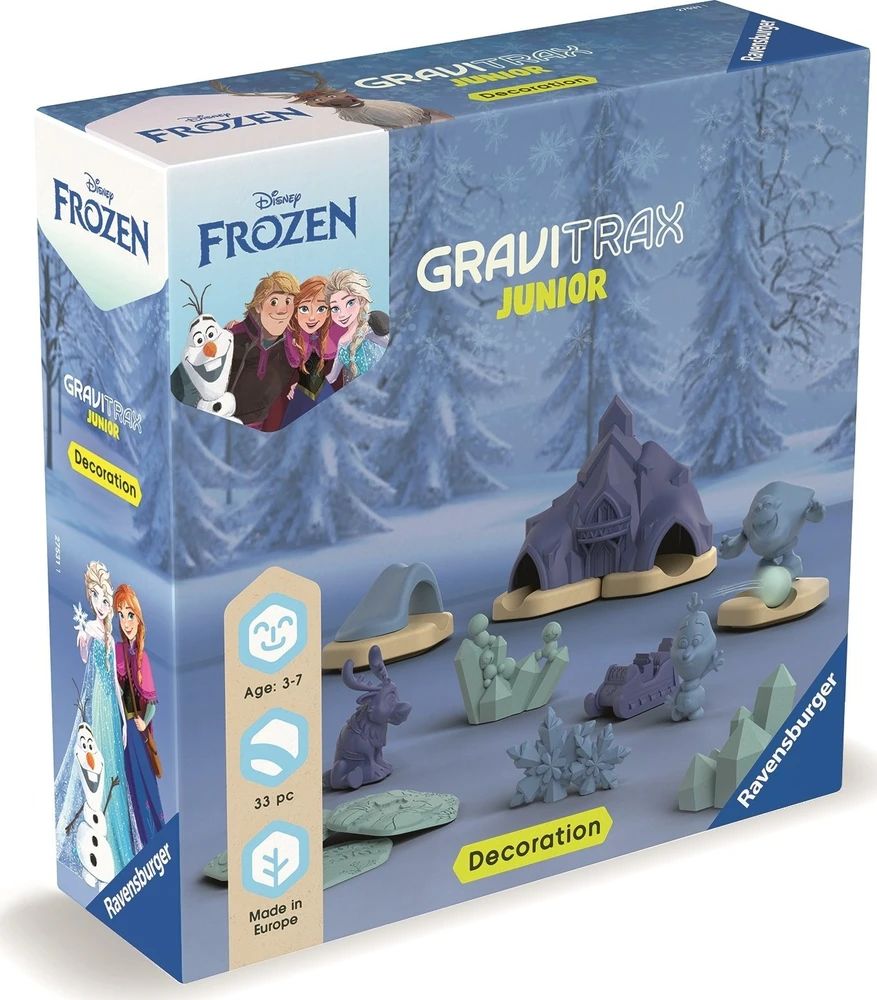 Ravensburger GraviTrax vaikams ir vaikams skirtas papildomas rinkinys „Ledo šalis“ 23861