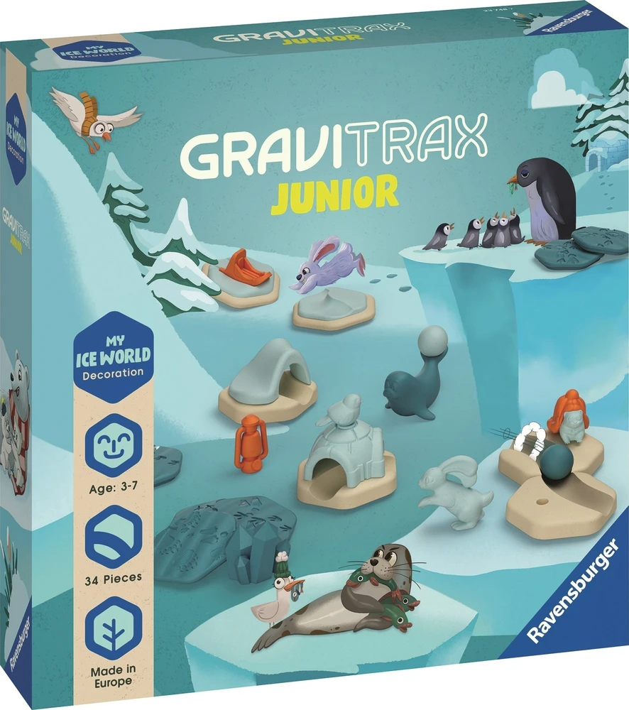 Ravensburger Mokslinis tiriamasis žaidimas GraviTrax Junior ledinis papildymas
