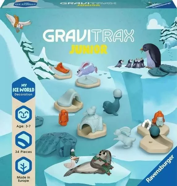 Ravensburger Mokslinis tiriamasis žaidimas GraviTrax Junior ledinis papildymas