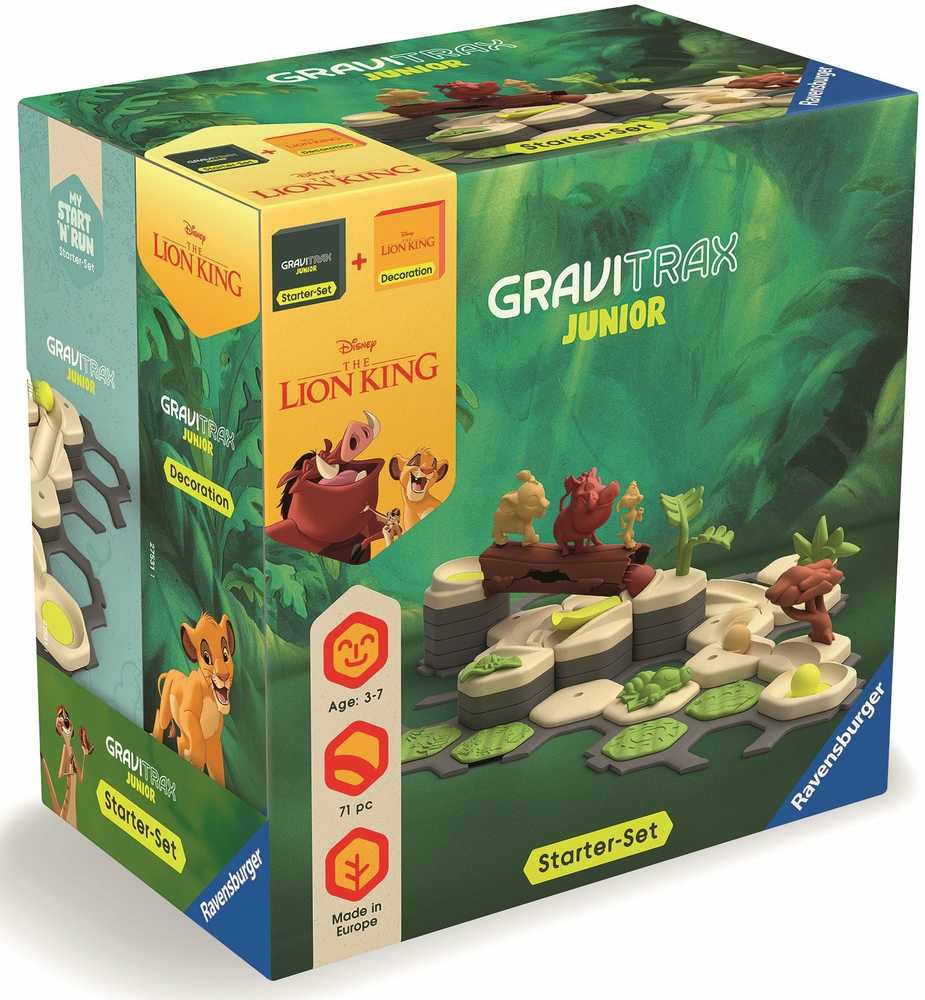 Ravensburger GraviTrax jaunesnysis Liūto karaliaus rinkinio pradininkas 73437
