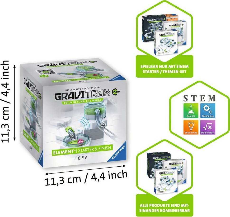 Ravensburger Interaktyvi bėgių sistema Gravitrax GT Power Starter