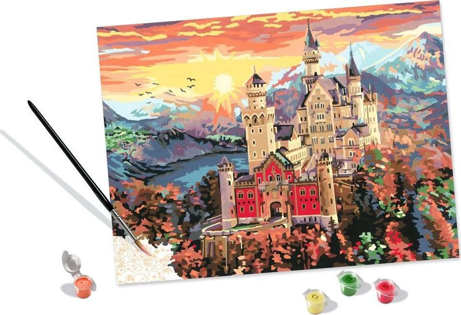 Tapymas pagal skaičius Fairytale Castle 20278 Ravensburger