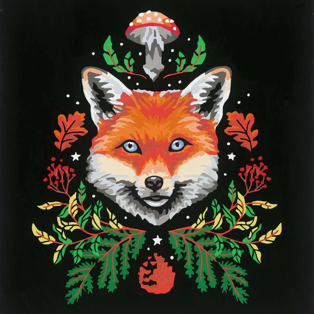 Tapymas pagal skaičius CreArt Pixie Cold Fox 23511 Ravensburger