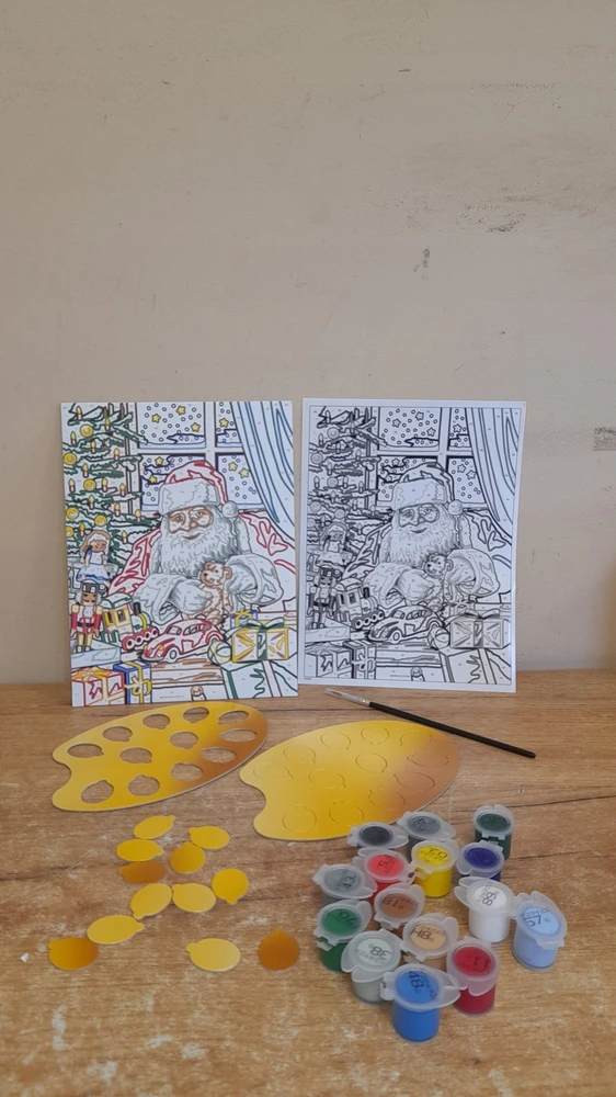 Tapymas pagal skaičius CreArt Santa’s Workshop 20265 Ravensburger