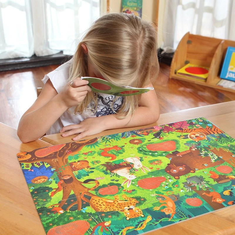 Dėlionė Ravensburger Mideer Las 35el. Sekretne su okularami 3D MD3096