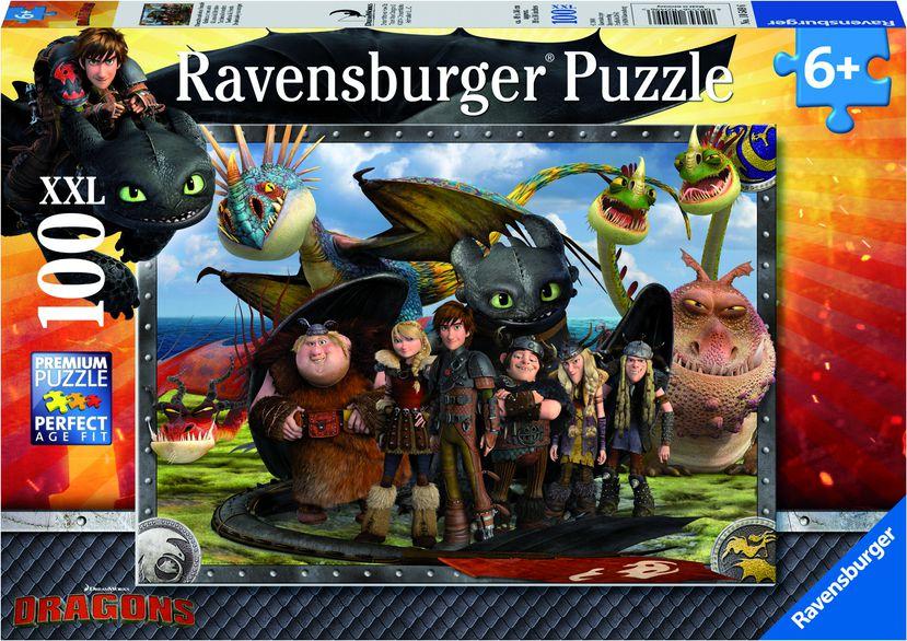 Ravensburger Dėlionė 100 vnt. - Bedantis ir jo drauga aprašymas - Prekės nuotrauka