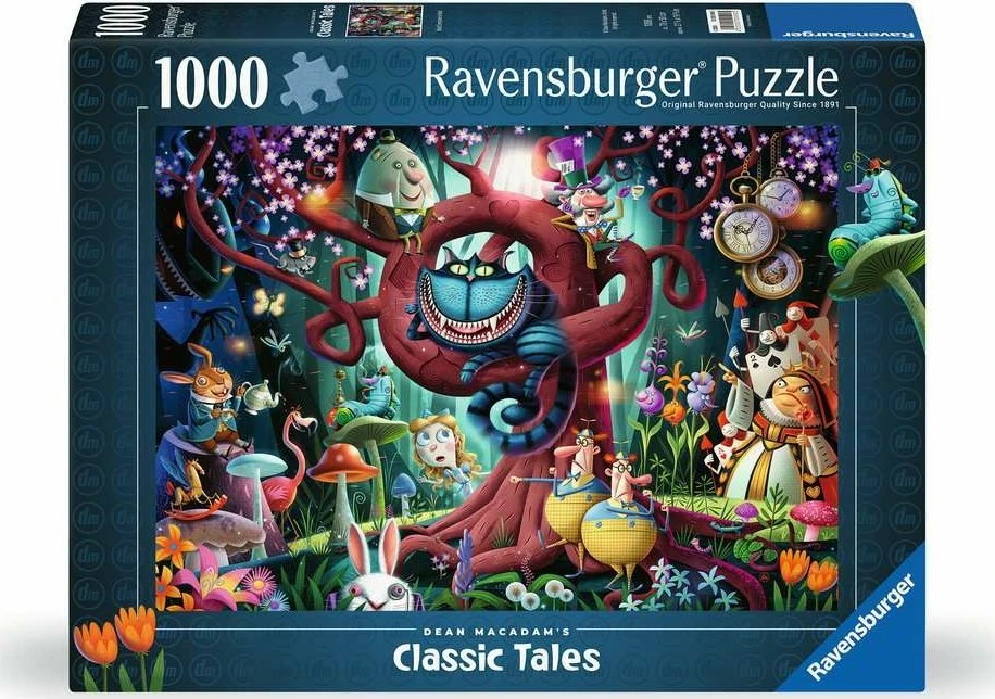 Ravensburger Dėlionė 1000 vnt. - Alisa stebuklų šalyje