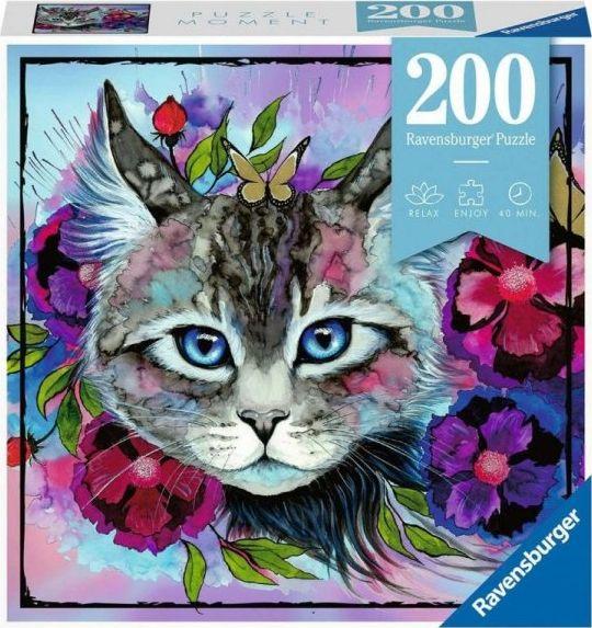 Ravensburger Dėlionė 200 vnt. - Katė aprašymas - Prekės nuotrauka