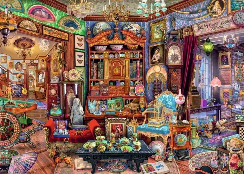 Ravensburger Dėlionė 1000 vnt. - Lobių kambarys